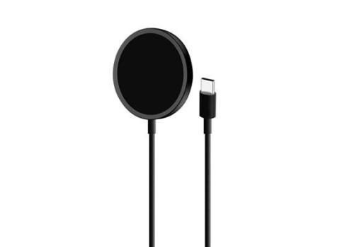 Laadija Puro Magnetic Wireless USB-C, MagSafe, 1m, must