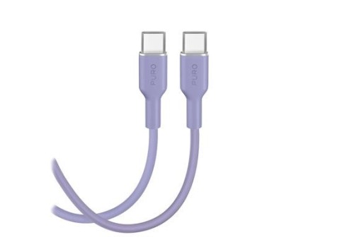 Cable Puro Soft USB-C-USB-C 1.5m, Pink