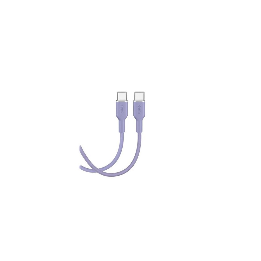 Cable Puro Soft USB-C-USB-C 1.5m, Pink