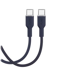 Cable Puro Soft USB-C-USB-C 1.5m, Dark Blue