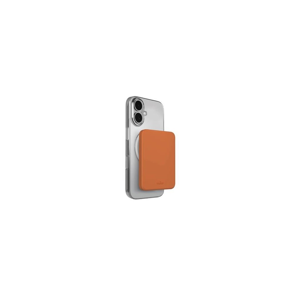 Power bank Puro 4200mAh, MagSafe, USB-C, Orange