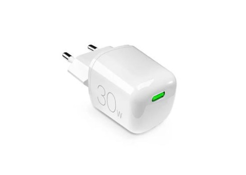 Vooluadapter Puro GaN 30W USB-C, White