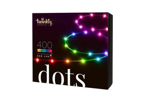 Twinkly Dots - 400L RGB, 20m, Transparent