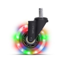 Tarvik Trust GXT701 kummi rattad toolile 5tk RGB