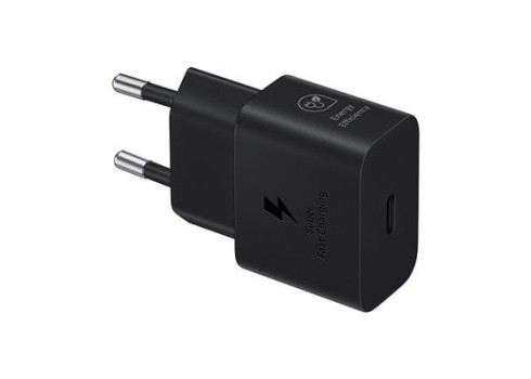 Vooluadapter Samsung 25W USB-C w-o cable, Black