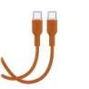 Cable Puro Soft USB-C-USB-C 1.5m, Orange
