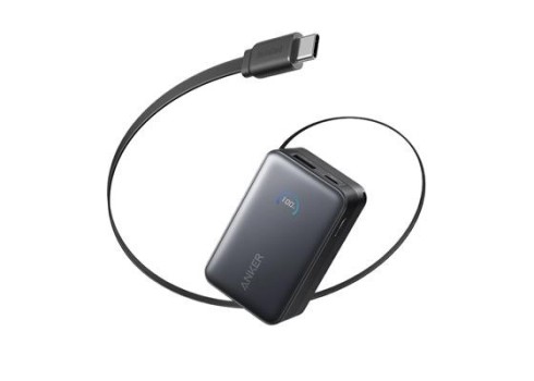 Power bank Anker 10000mAh 45W Display USB-C Cable, Black