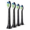 Hambaharja otsik 4tk, Philips Optimal White, must