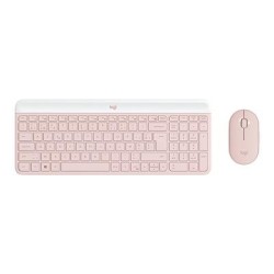 Desktop Logitech Slim Combo MK470 US W, roosa