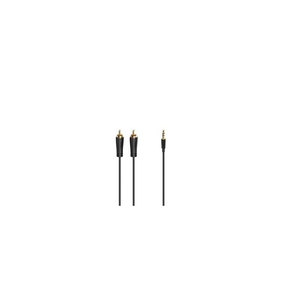 Kaabel Hama 3,5mm- 2 RCA, 1,5m, kullatud