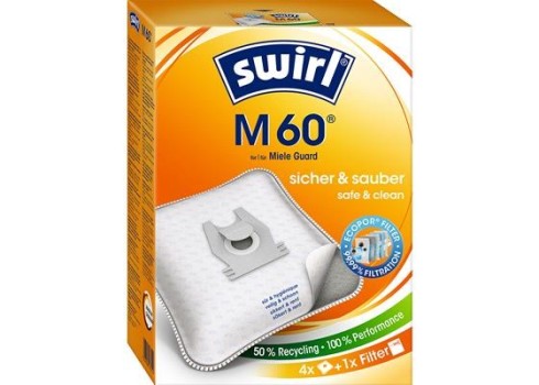 Tolmukotid EcoPor Miele Guard 4tk. +1 filter,Swirl