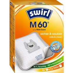 Tolmukotid EcoPor Miele Guard 4tk. +1 filter,Swirl
