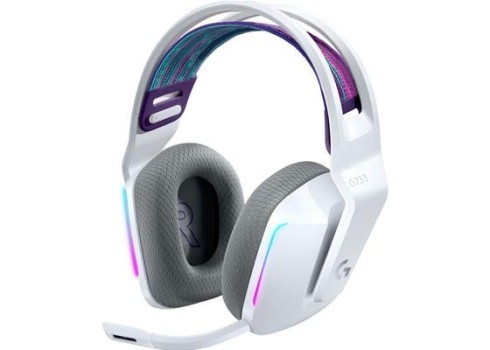 Juhtmevaba Peakomplekt Logitech G733 RGB, valge