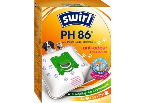 Tolmukotid Swirl MicroPor PET S-bag, 4+1