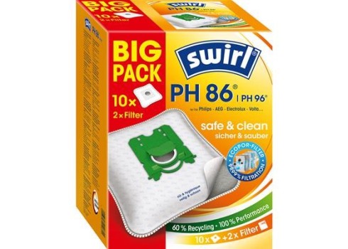 Tolmukotid Swirl MicroPor PET S-bag, 10+1