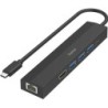 Adap. Hama USB-C pistik - 3xUSB-A-USB-C-HDMI-LAN