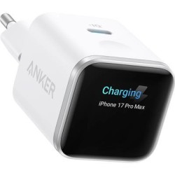 Charger Anker Nano 45W, Smart Display, White
