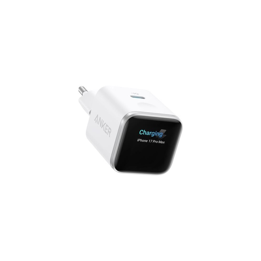 Charger Anker Nano 45W, Smart Display, White