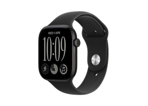 Apple Watch 12 5G 46mm Black Alu, Black Sport Band - S-M