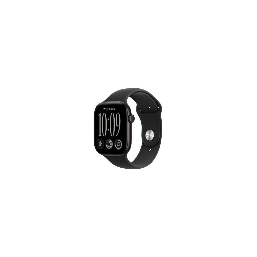 Apple Watch 12 5G 46mm Black Alu, Black Sport Band - S-M