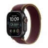 Apple Watch Ultra 4 5G 49mm Black Ti, Burgundy Trail Loop - S-M