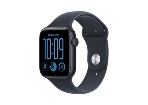Apple Watch SE 3 GPS 40mm Midnight Alu, Blue Sport Band - S-M