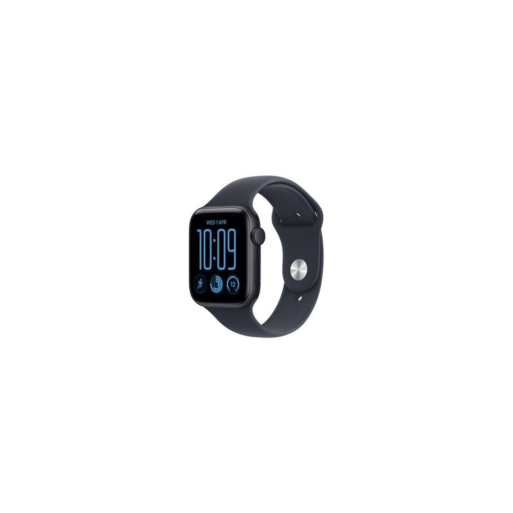 Apple Watch SE 3 GPS 40mm Midnight Alu, Blue Sport Band - S-M