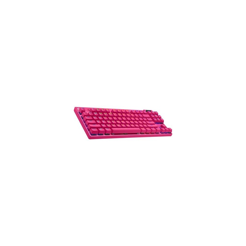 Klaviatuur Logitech Pro X TKL US W, roosa
