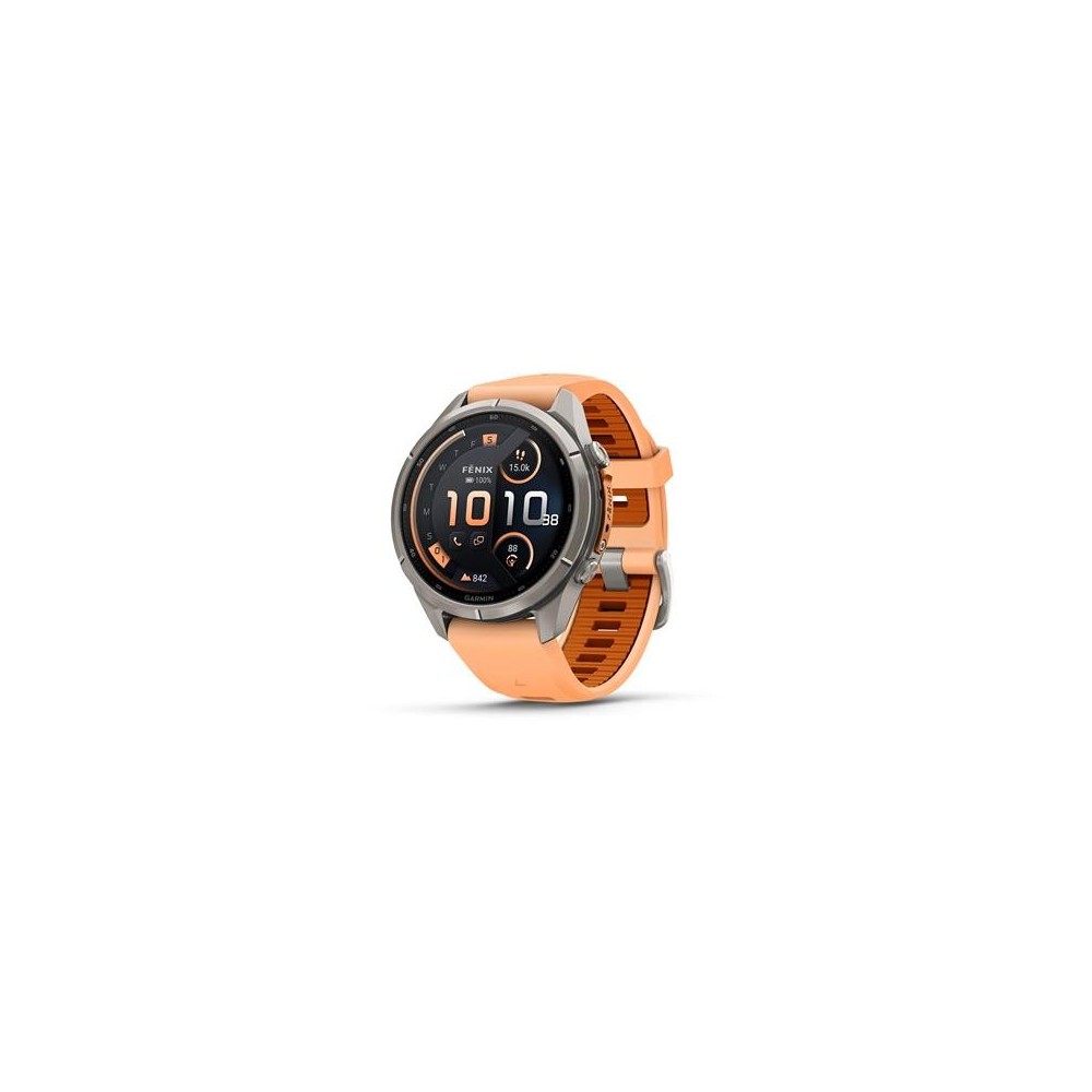 Fenix 9 Pro inReach 43mm AMOLED titanium hall + oranž rihm