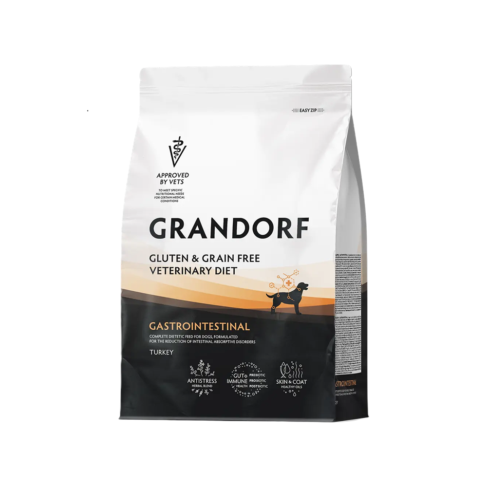 Grandorf Dog Vet Gastrointestinal Kalkun koeratoit 1kg