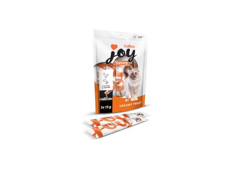 Calibra Joy Yummy Chicken & Shrimp maius kassidele 5x15g