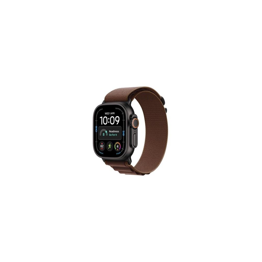 Apple Watch Ultra 4 5G 49mm Black Ti, Burgundy Alpine Loop - M