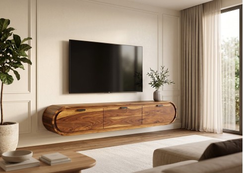 Tv-alus ORGANIC sheesham, mööbel, elutoamööbel, tv-kapp, tv-alused, mööbli müük