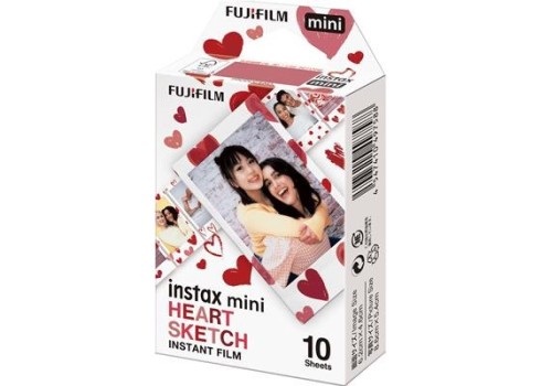 Cartrige Colorfilm Mini HEART SKETCH 10PK