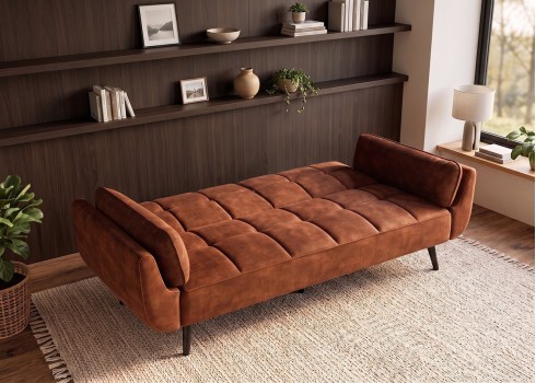 Diivanvoodi BOUTIQUE roostepruun, mööbel, elutoamööbel, diivan, diivanid,