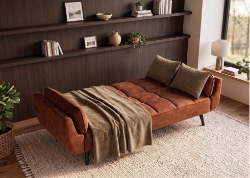Diivanvoodi BOUTIQUE roostepruun, mööbel, elutoamööbel, diivan, diivanid,