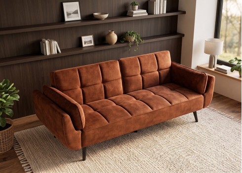 Diivanvoodi BOUTIQUE roostepruun, mööbel, elutoamööbel, diivan, diivanid,
