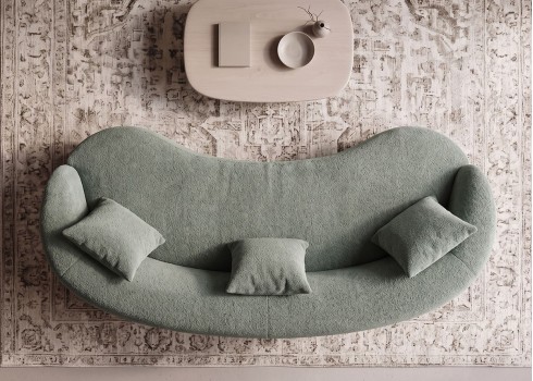 Diivan ATELIER salvei, mööbel, elutoamööbel, diivanid, sohva, pehme mööbel