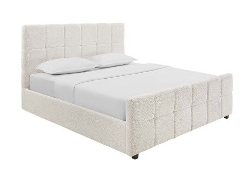 Voodi PRESTIGE beež buklee, 140x200 cm, voodi, voodid, magamistoamööbel
