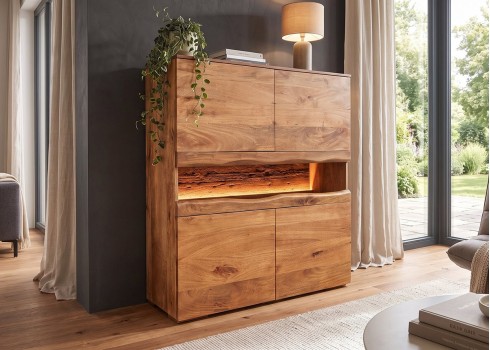 Kapp GRAND mango, 100x40xH120 cm, mööbel, elutoamööbel, kummutid, kapp, kapid