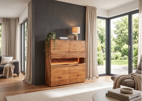 Kapp GRAND mango, 100x40xH120 cm, mööbel, elutoamööbel, kummutid, kapp, kapid