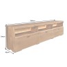 Tv-alus GRAND mango, 180x42xH54 cm, mööbel, elutoamööbel, tv-alused, tv-kapp