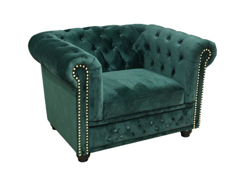 Tugitool CHESTERFIELD roheline, mööbel, elutoamööbel, tugitoolid