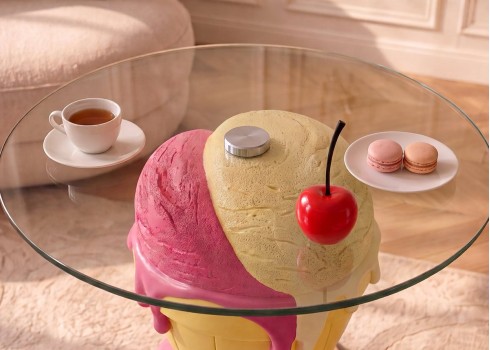 Abilaud SUNDAE kollane,  mööbel, elutoamööbel, abilauad, kohvilaud