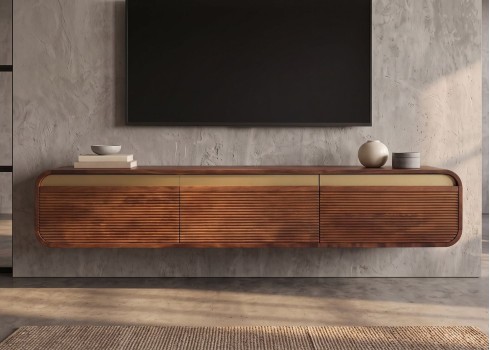 Tv-alus MONZA pruun / kuldne, mööbel, elutoamööbel, tv-alused