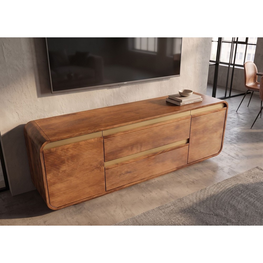 Tv-alus MONZA pruun / kuldne, mööbel, elutoamööbel, tv-alused