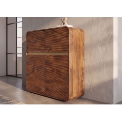 Kapp MONZA pruun / kuldne, 100x38xH120 cm