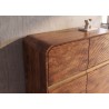 Kapp MONZA pruun / kuldne, 100x38xH120 cm