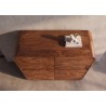 Kapp MONZA pruun / kuldne, 100x38xH120 cm