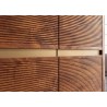 Kapp MONZA pruun / kuldne, 100x38xH120 cm
